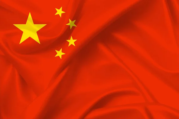 Çin bayrağı illüstrasyon, Çin bayrağı