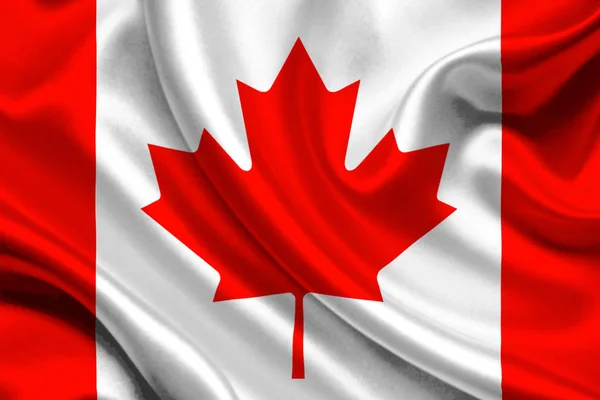 Canada Bandiera Illustrazione Bandiera Canadese — Foto Stock