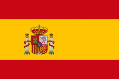 İspanya bayrağı illüstrasyon, İspanyol bayrağı