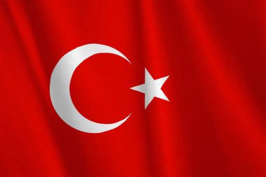 Türkiye'nin bayrak illüstrasyon, Türk bayrağı