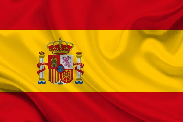 Spain Flag Illustration Spanish Flag — Stock Photo, Image