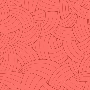 Vektör soyut dikişsiz desen. Yaşayan mercan arka plan.