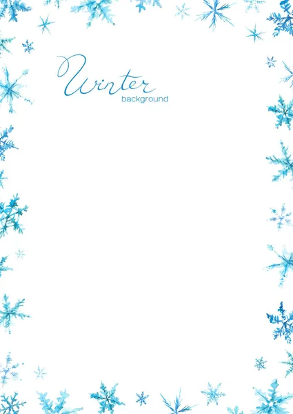 Cartel de Navidad - Ilustración. Vector ilustración de invierno Fondo — Vector de stock