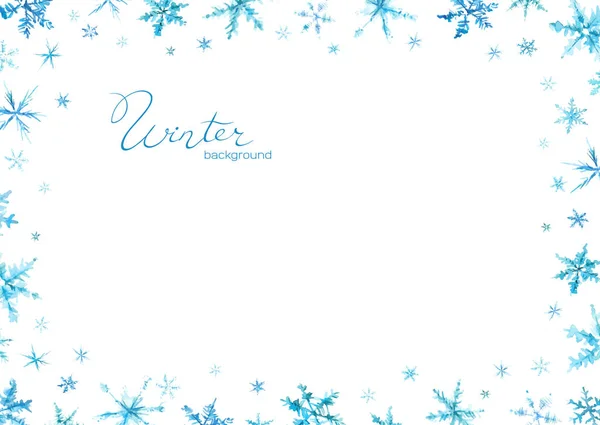 Affiche de Noël - Illustration. Illustration vectorielle de l'hiver Contexte — Image vectorielle