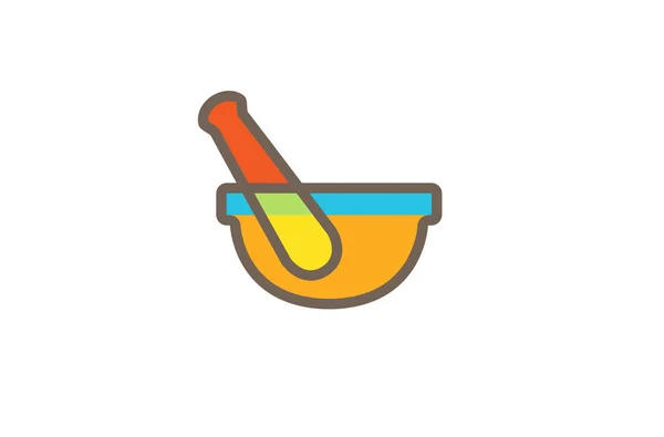Abstraktní Bylinná Lékárna Malty Logo Design Ilustrace — Stockový vektor