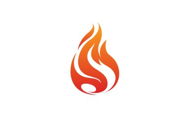 Yanan ateş Logo tasarlamak