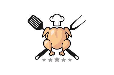 Taze tavuk Logo tasarlamak