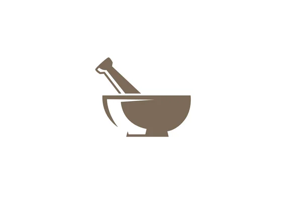Yaratıcı Geleneksel Eczane Logo Tasarım Vektör Sembol Illüstrasyon — Stok Vektör