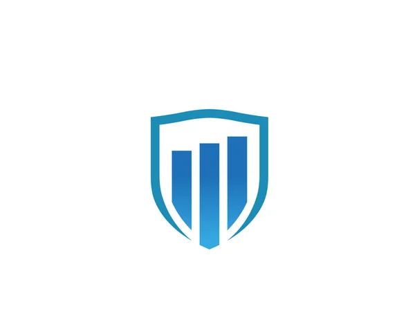 Yaratıcı Soyut Spartalı Shield Bars Istatistik Logo Tasarım Vektör Sembol — Stok Vektör