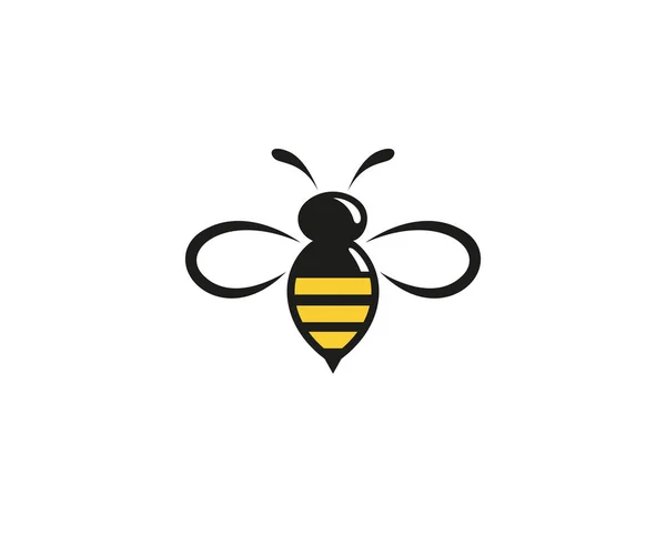 Yaratıcı soyut Bumblebee logo tasarım vektör sembol Illüstrasyon