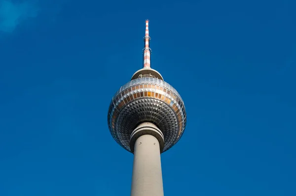 Βερολίνο Γερμανία Ιανουάριος 2019 Fernsehturm Πύργος Τηλεόρασης Πύργος Τηλεόρασης Στο — Φωτογραφία Αρχείου