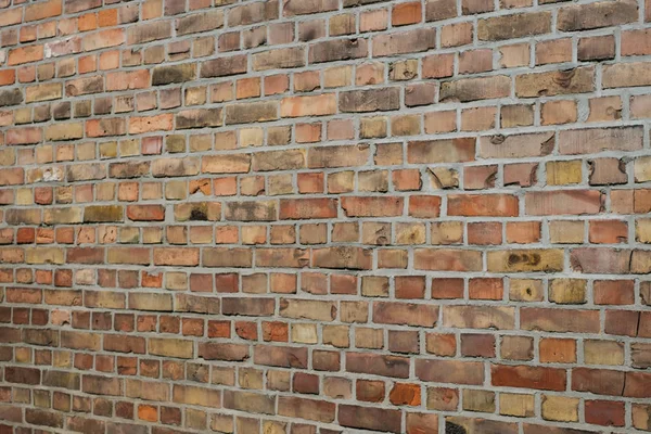 Brick wall background - brick stones perspective — Stock Photo, Image