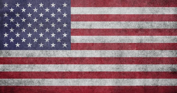 Bandeira americana, vintage Bandeira dos EUA Estados Unidos da América  - — Fotografia de Stock