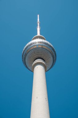 Berlin, Almanya 'daki Berlin Televizyon Kulesi (Fernsehturm) -