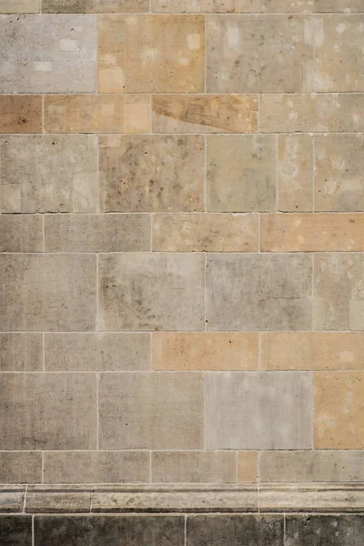 Плитковий кам'яний фон стіни, антична текстура стін  - — стокове фото
