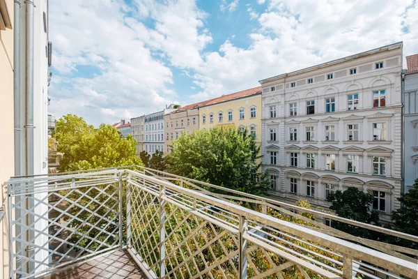 Utsikt Från Balkong Berlin Stad Sommardag — Stockfoto