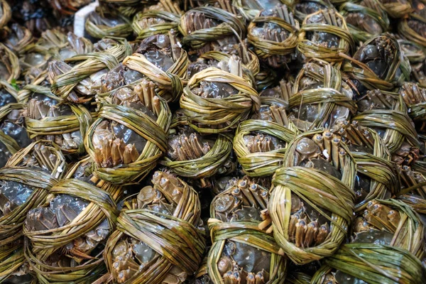 Hairy Crabs Sale Seafood Market Hongkong — Stock Photo, Image