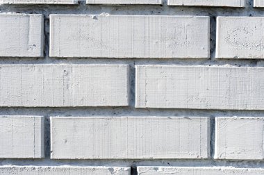 Grunge doku beyaz tuğla duvar tasarımı için