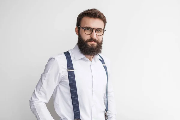 Snygg elegant man i formella outfit — Stockfoto