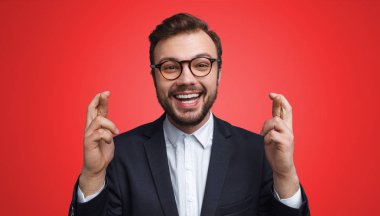 Neşeli işadamı yapma arzusu