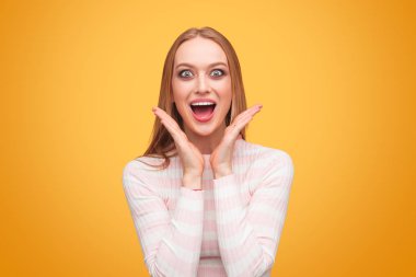 Süper hayran güzel kadın 