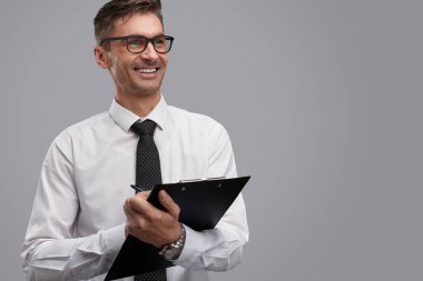 Dost işadamı panosuna yazma