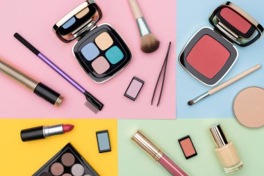 Profesyonel dekoratif kozmetik koleksiyonu