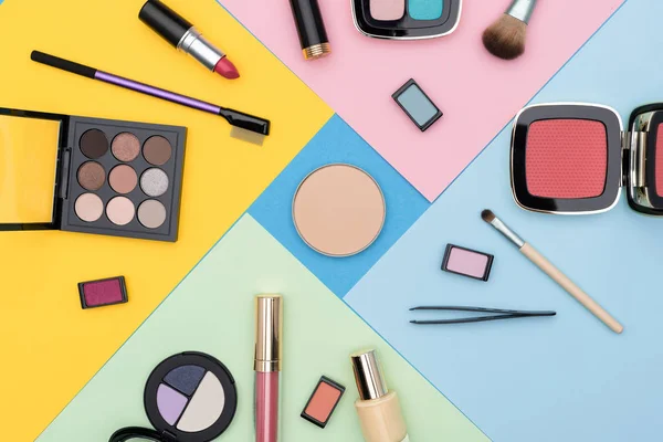 Composition from assorted decorative cosmetics — Stock Photo, Image