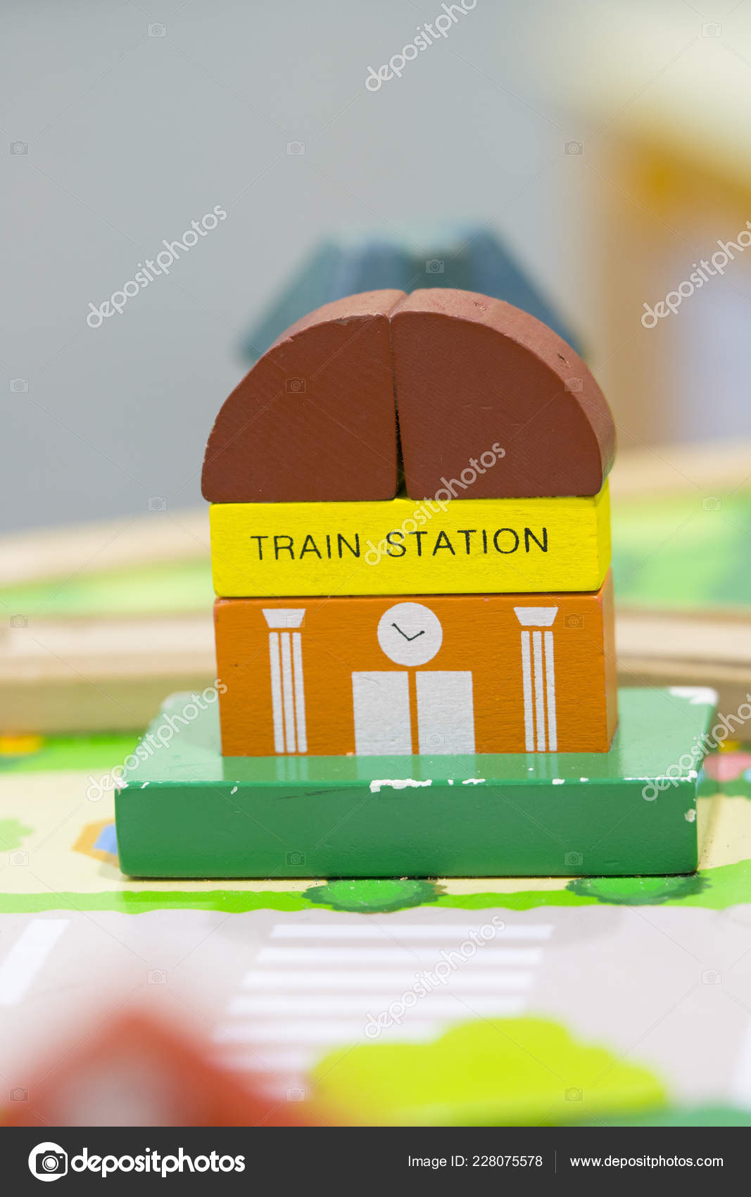train station toy set