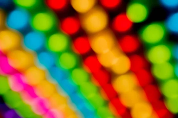 Fondo Bokeh Luz Colorida Textura Abstracta Con Reflejos Borrosa Circular — Foto de Stock