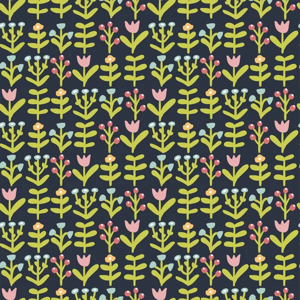 Cute pattern in small flower. Small colorful flowers. Dark background. Ditsy floral background. The elegant the template for fashion prints