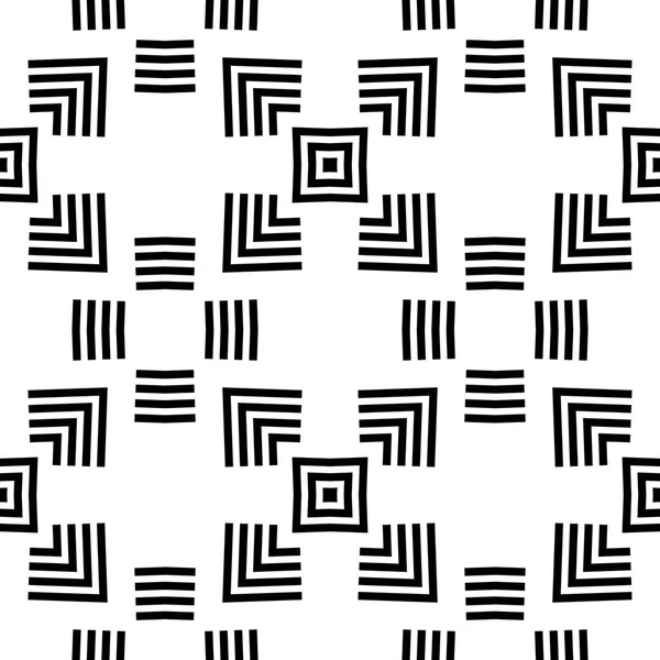 Απρόσκοπτη Γεωμετρικά Μονόχρωμα Ριγέ Μοτίβο Πάνω Από Λευκό Φόντο Ατελείωτες — Φωτογραφία Αρχείου