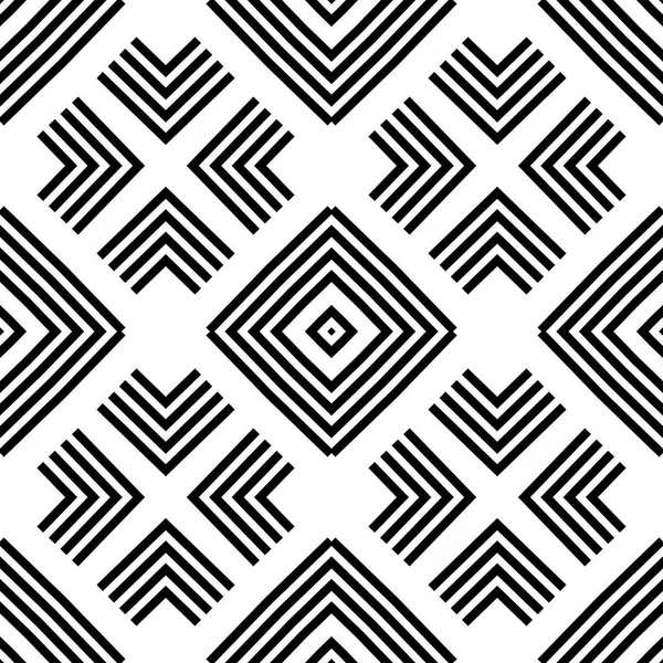 Nahtlose Geometrische Monochrom Gestreifte Muster Auf Weißem Hintergrund Endlose Textur — Stockfoto