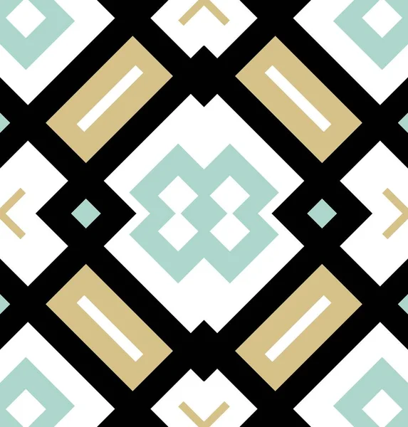 Farbige Nahtlose Geometrische Muster Moderne Stilvolle Textur Wiederholen Endlose Fliesen — Stockvektor