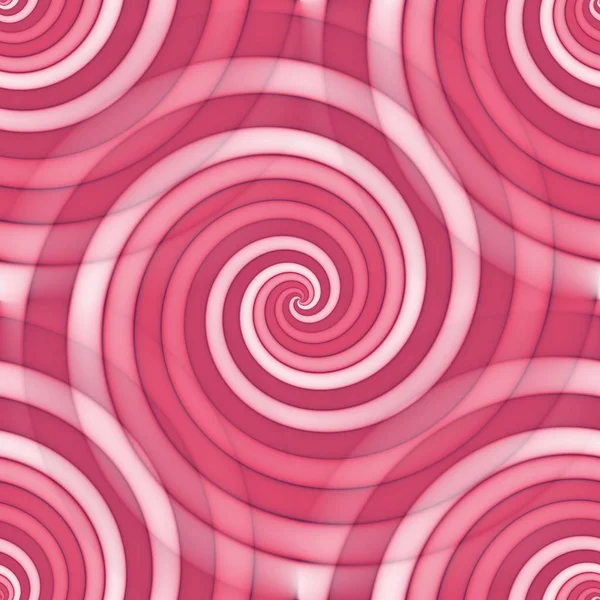 Бесшовный спиральный фон в розовом — стоковое фото