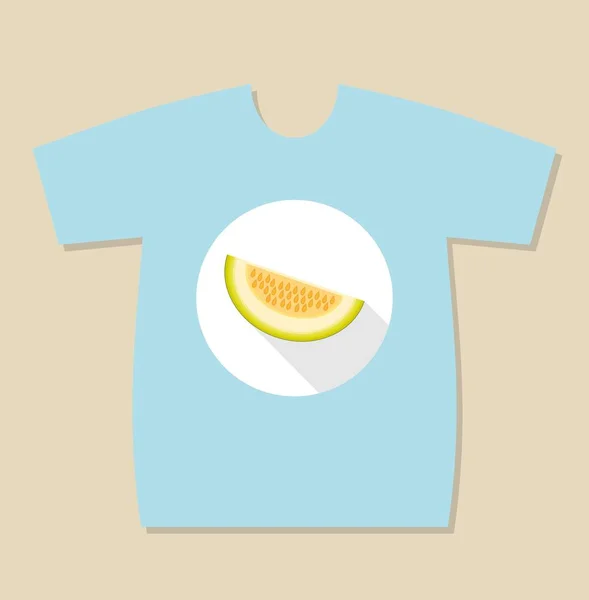 T-Shirt-Print-Design mit einem Batata, das die Hände zum Umarmen erhebt — Stockvektor