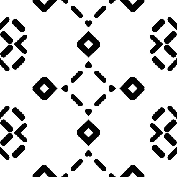 白い背景の上にシームレスな幾何学的パターン — ストック写真