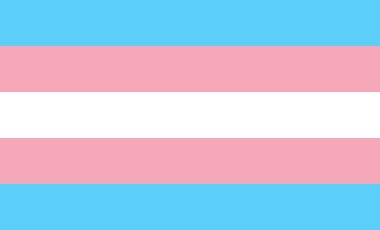 Transseksüel Gurur Bayrağı. Lgbt topluluğunun sembolü