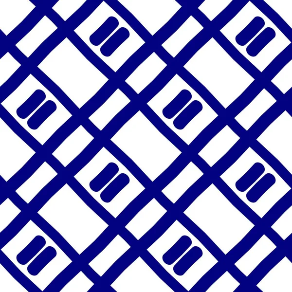 Nahtlose geometrische Muster auf weißem Hintergrund — Stockfoto