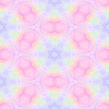 Soyut çok renkli kaleidoskopik arka plan. Kağıtlar ve kumaş veya kağıt baskılar için dikişsiz desen