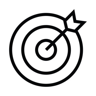 anahat stili vektör çizim ile gol simgesi