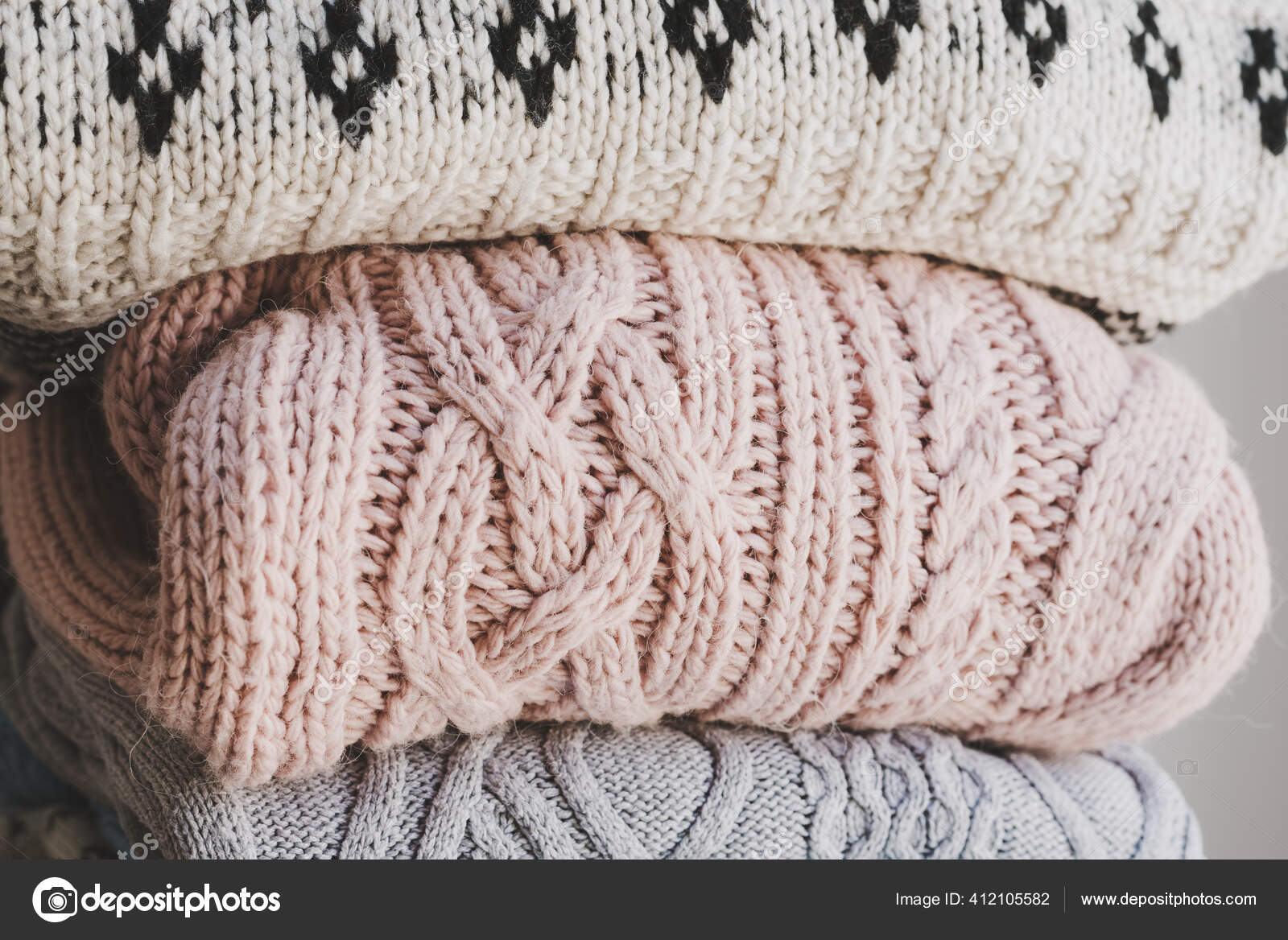 warm knitted jumper