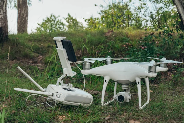 Bir dron ormandaki fotoğrafı