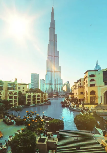 Dountown Burj Dubai Primer Plano Verano Dubai Mayo 2019 — Foto de Stock