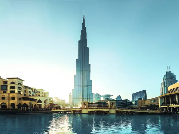 Dountown Burj Dubai Primer Plano Verano Dubai Mayo 2019 — Foto de Stock