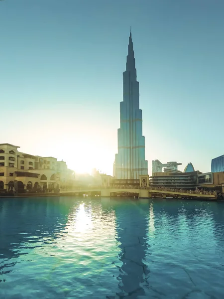 Dountown Burj Dubai Primer Plano Verano Dubai Mayo 2019 — Foto de Stock