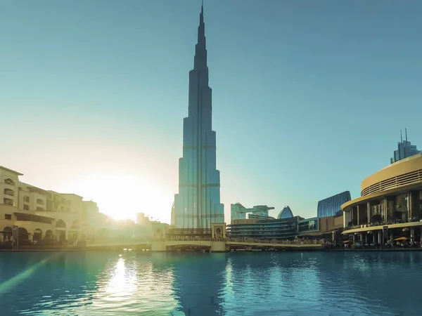 Dountown Burj Dubai Primer Plano Verano Dubai Mayo 2019 — Foto de Stock
