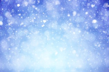 Parlak kar pul ve blizzard kış Noel arka plan.