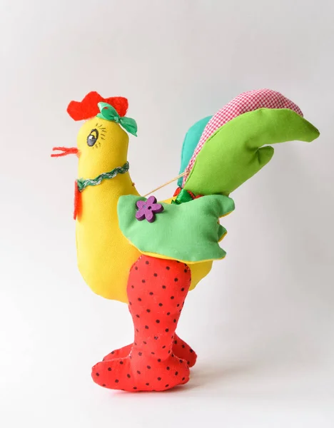 Handmade toys made of fabric for children or as a gift