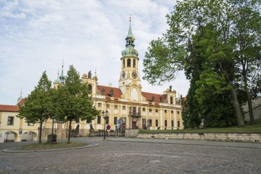 Prague, Çek Cumhuriyeti. Mayıs 2018. Prag kilisede Loreta cephe
